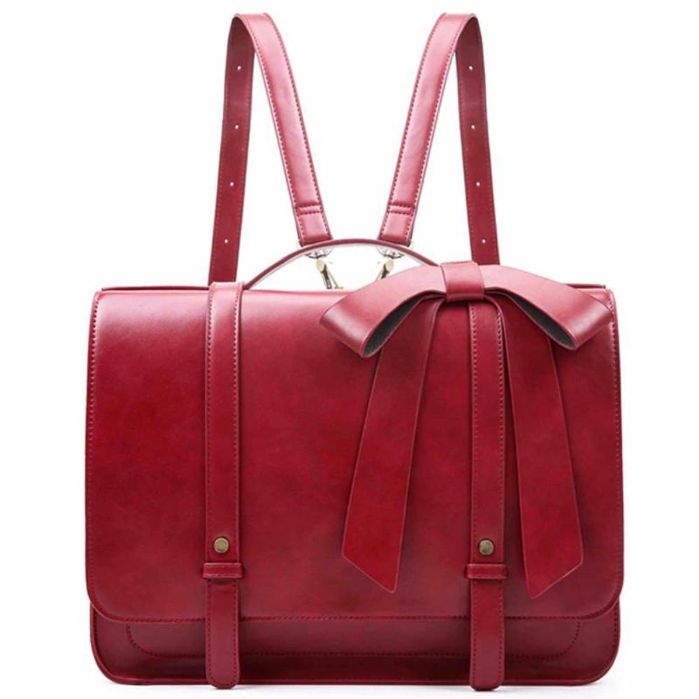 Knoten - Sac Retro Twist en Bleu-Rose