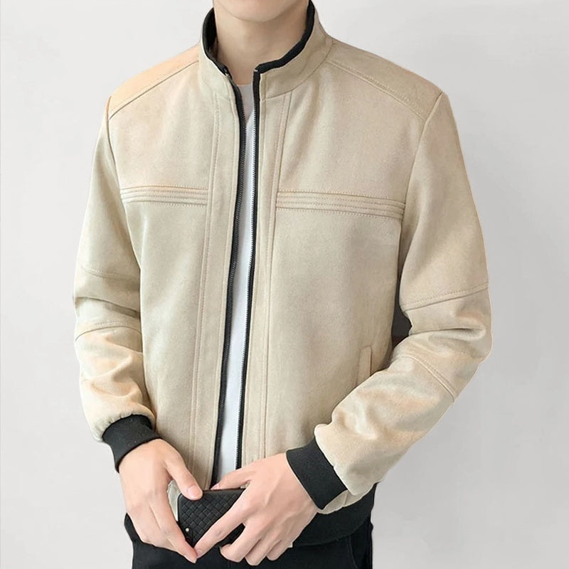 Manteau en Velours Suédé Regent