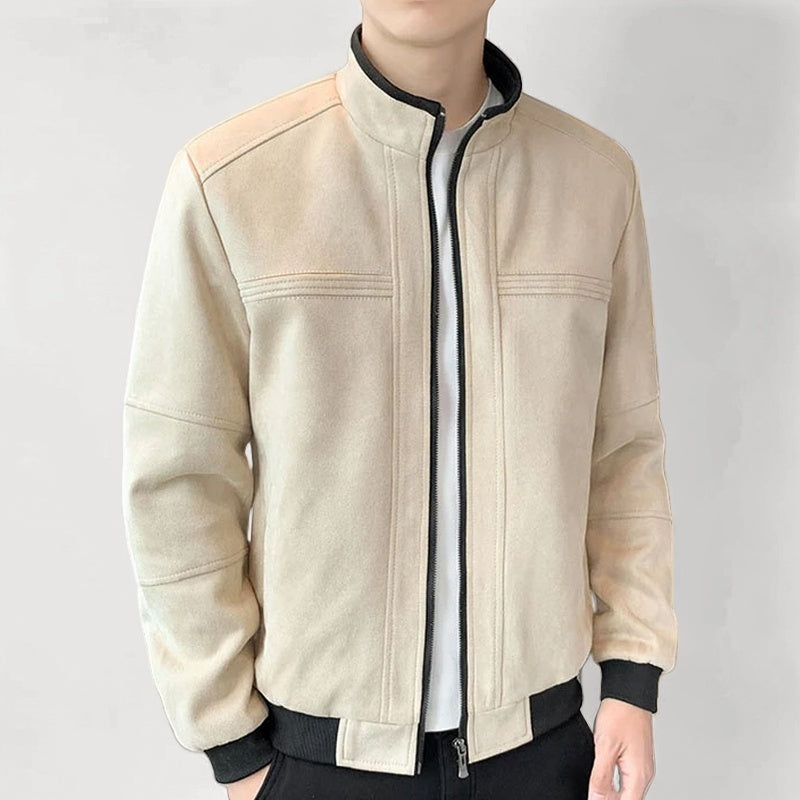 Manteau en Velours Suédé Regent