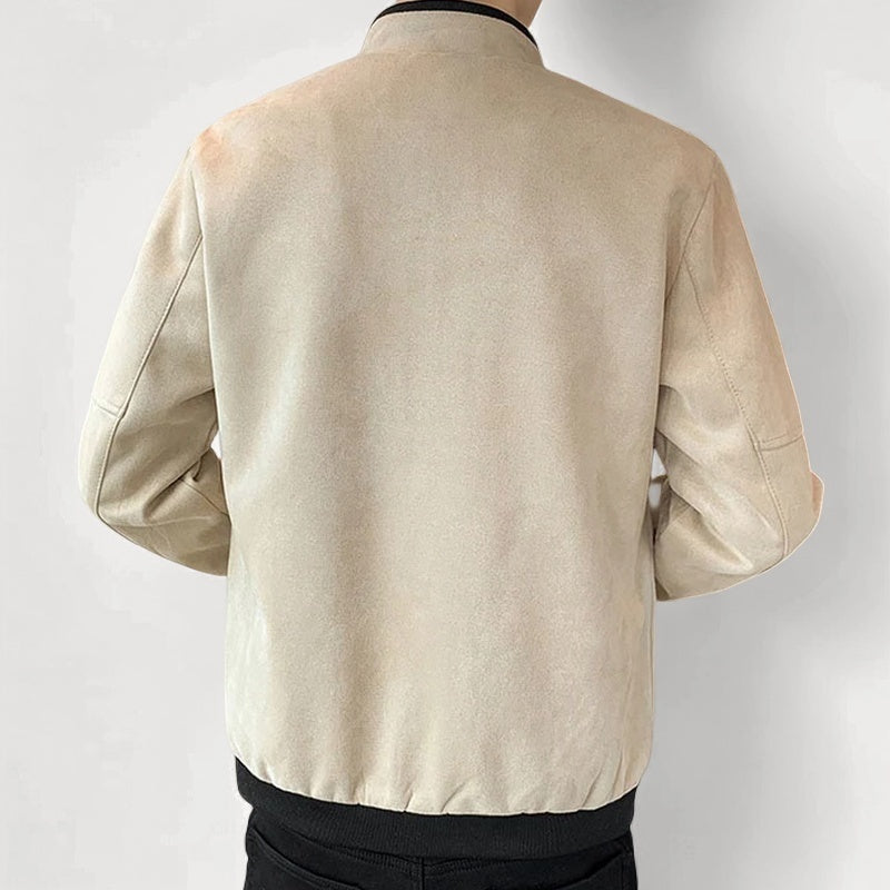 Manteau en Velours Suédé Regent