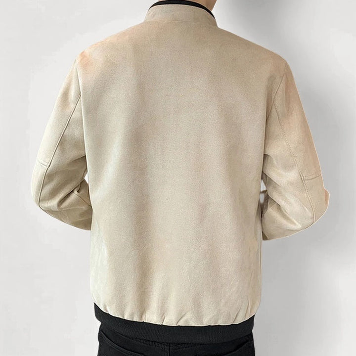 Manteau en Velours Suédé Regent