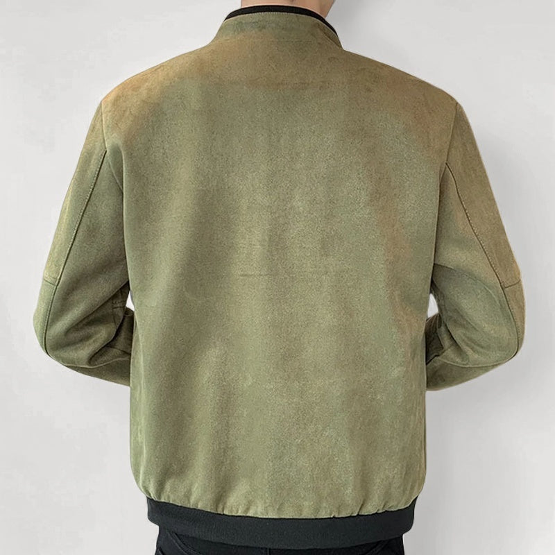 Manteau en Velours Suédé Regent