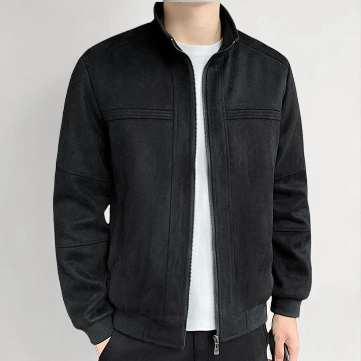 Manteau en Velours Suédé Regent