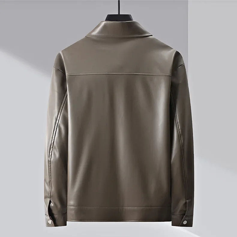 Veste de Champ en Cuir Beaumont