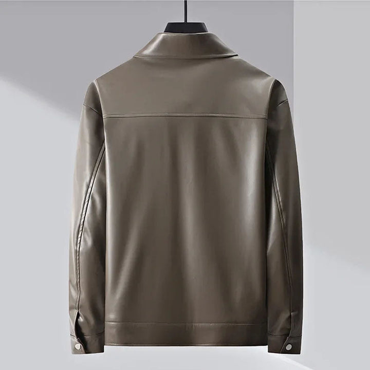 Veste de Champ en Cuir Beaumont