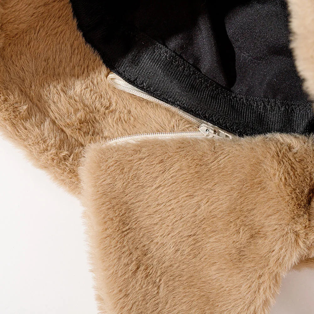 Chapeau seau en fourrure Evelina