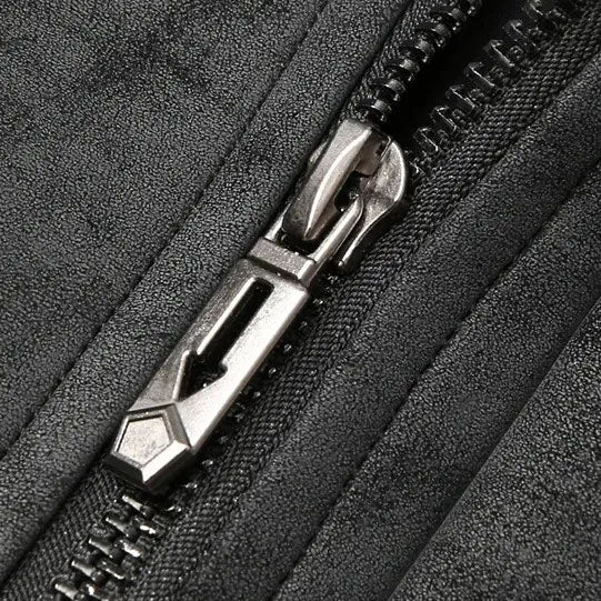 Veste Bomber en Cuir de Cerf Langston