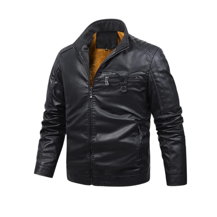 Armand – Veste cuir doublée rétro