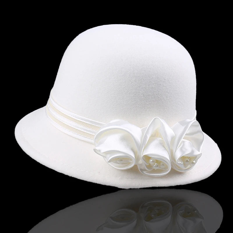 Cloche en Laine Evelyn Rose