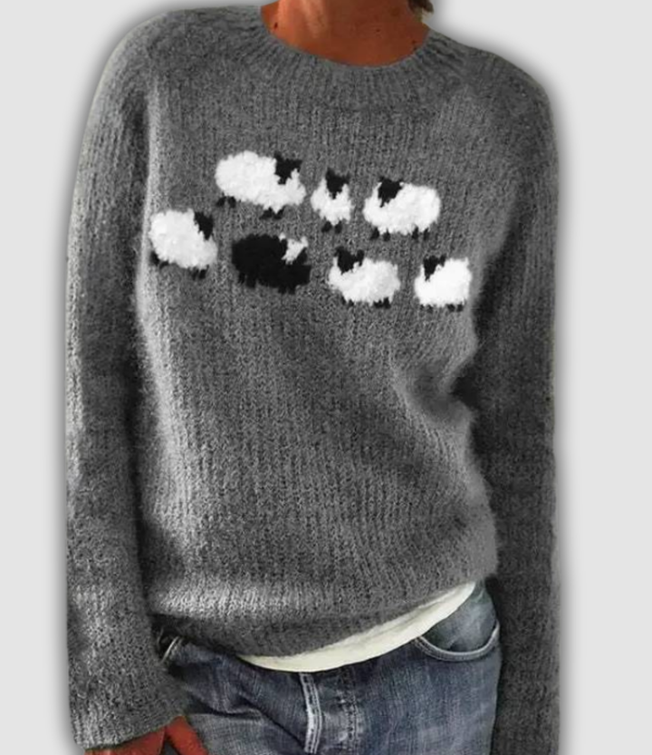 Amélie - Pull rétro élégant