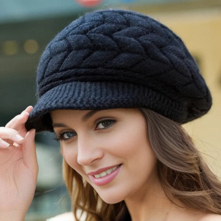 Beret Tricoté Tressé Alessia