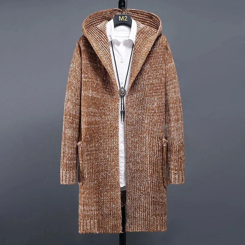 Manteau Tricot à Capuche Raventon