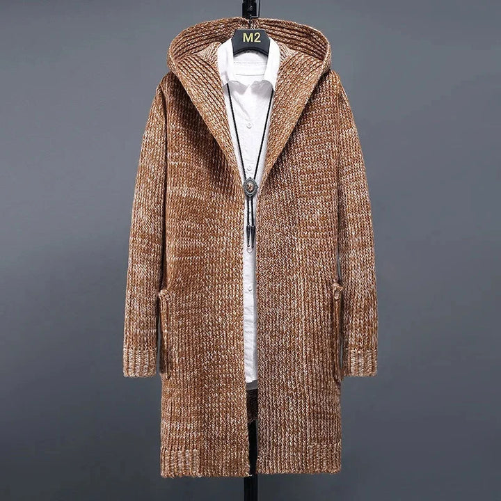 Manteau Tricot à Capuche Raventon