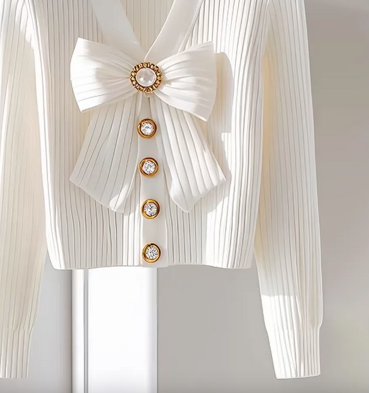 Élina – Pull uni manches longues