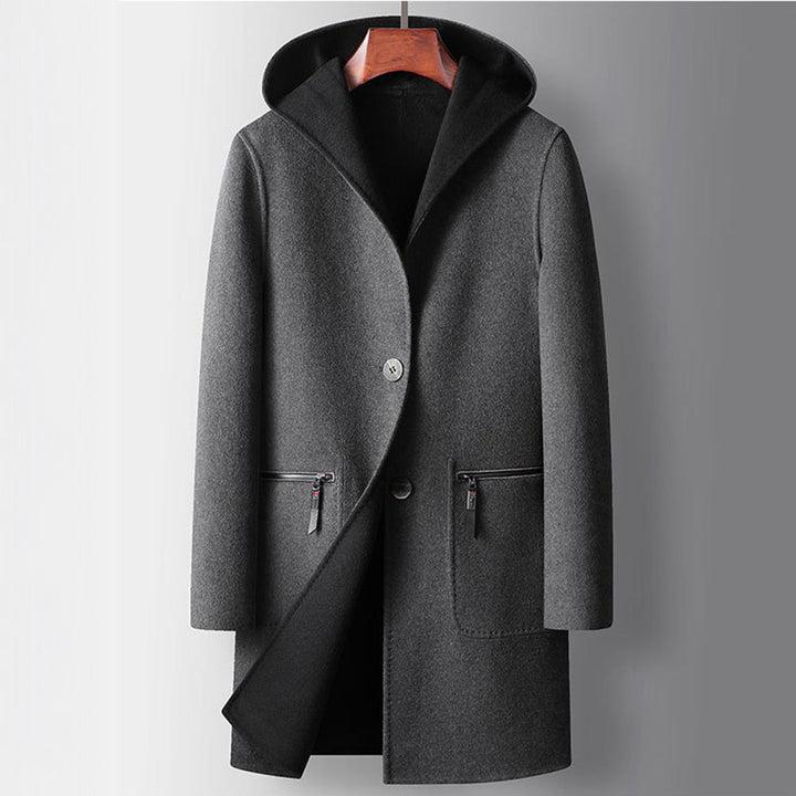 Manteau réversible en laine Maxwell