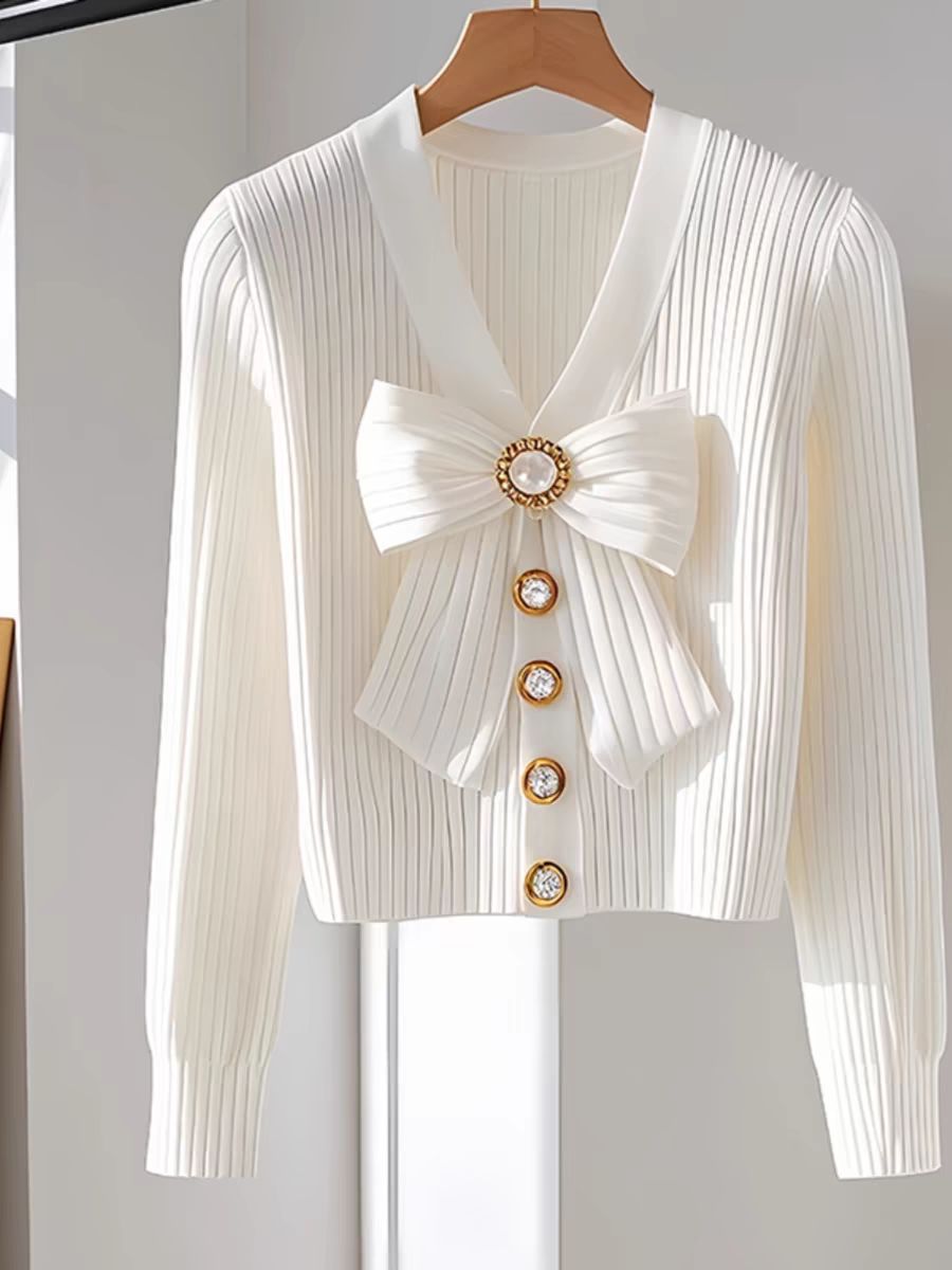 Élina – Pull uni manches longues