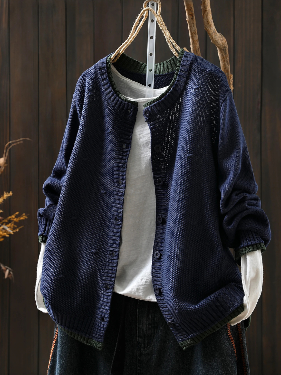 Ariane – Cardigan texturé élégant