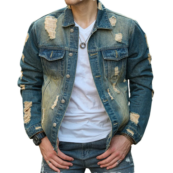 Veste en denim usé Ravencut