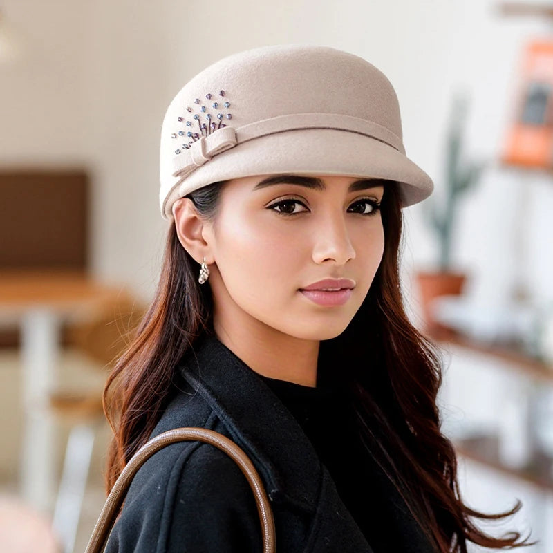 Béret Cloche en Laine Eleanor