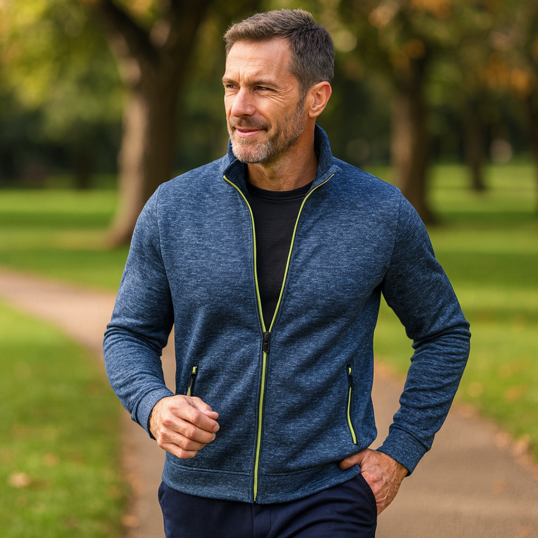 Kasper – Veste en tricot zippée