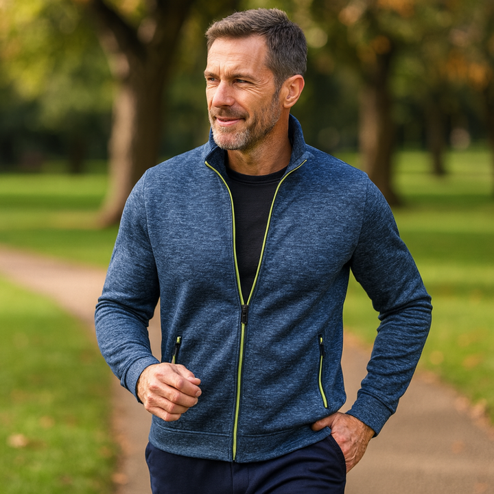 Kasper – Veste en tricot zippée