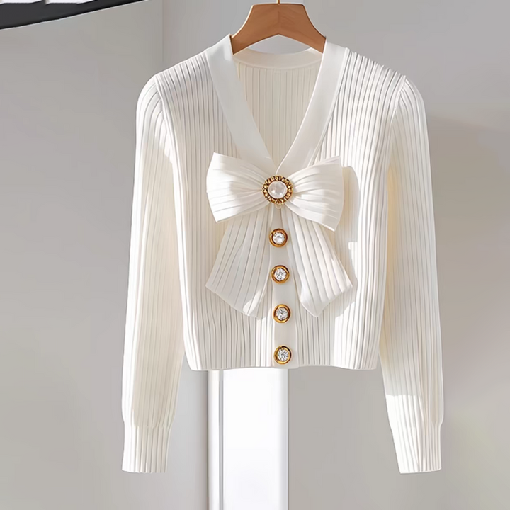 Élina – Pull uni manches longues