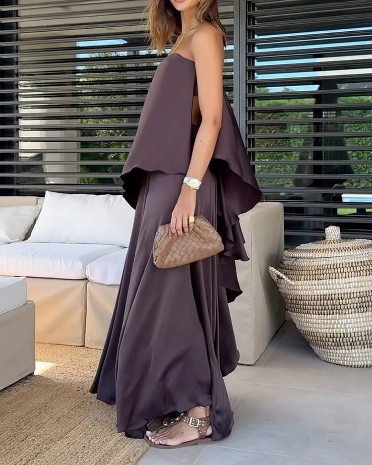 Alba | Ensemble de jupe à volants