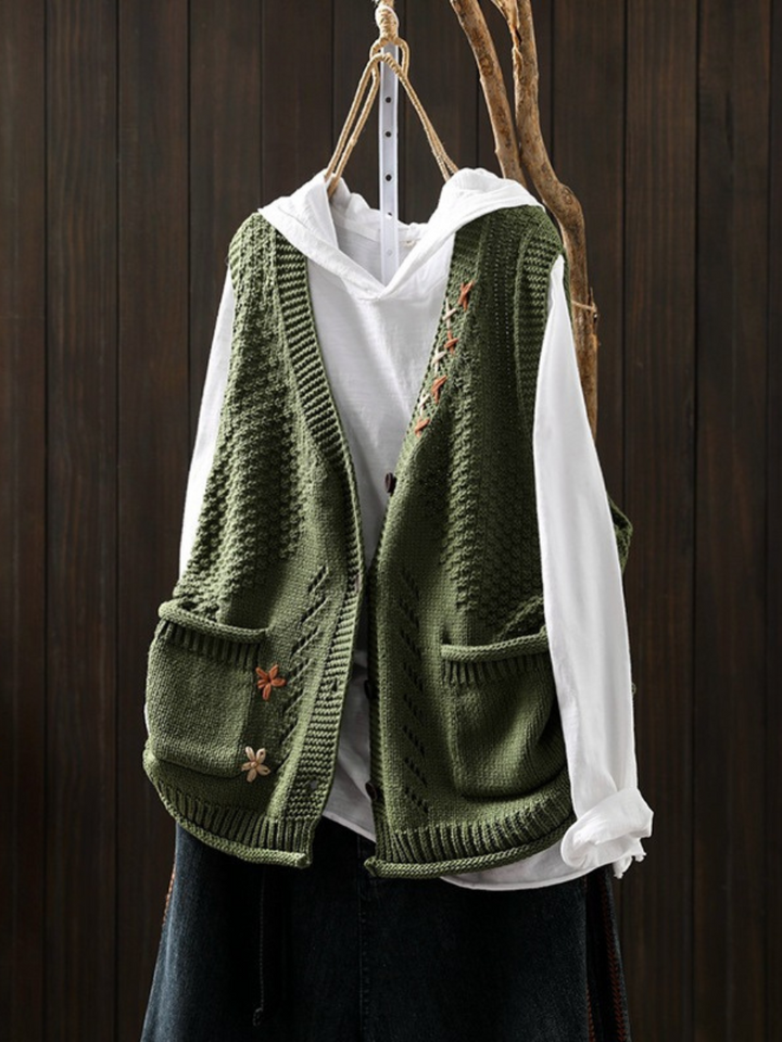 Clémence – Gilet en tricot élégant