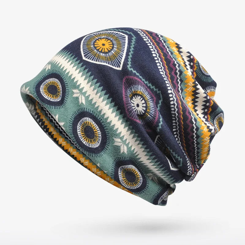 Bonnet Turban Tricot Élégance Rétro