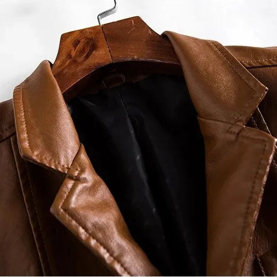 Blazer en Cuir Prestige Valentinoir