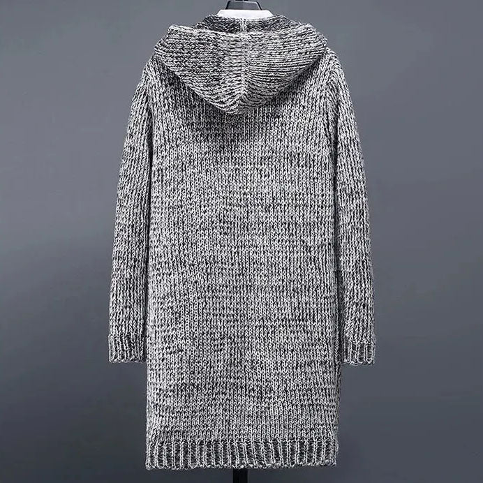 Manteau Tricot à Capuche Raventon