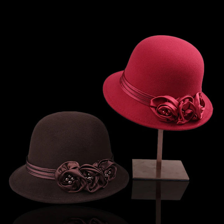 Cloche en Laine Evelyn Rose