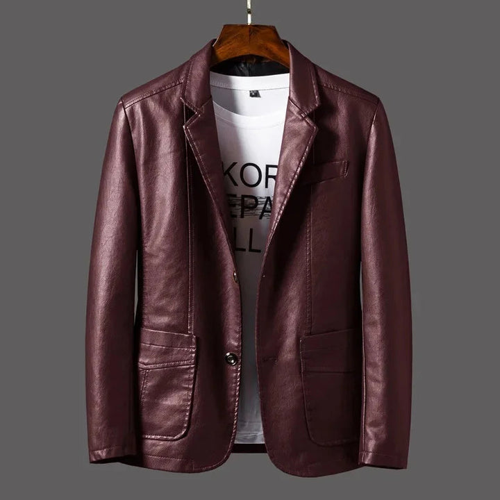Blazer en Cuir Prestige Valentinoir