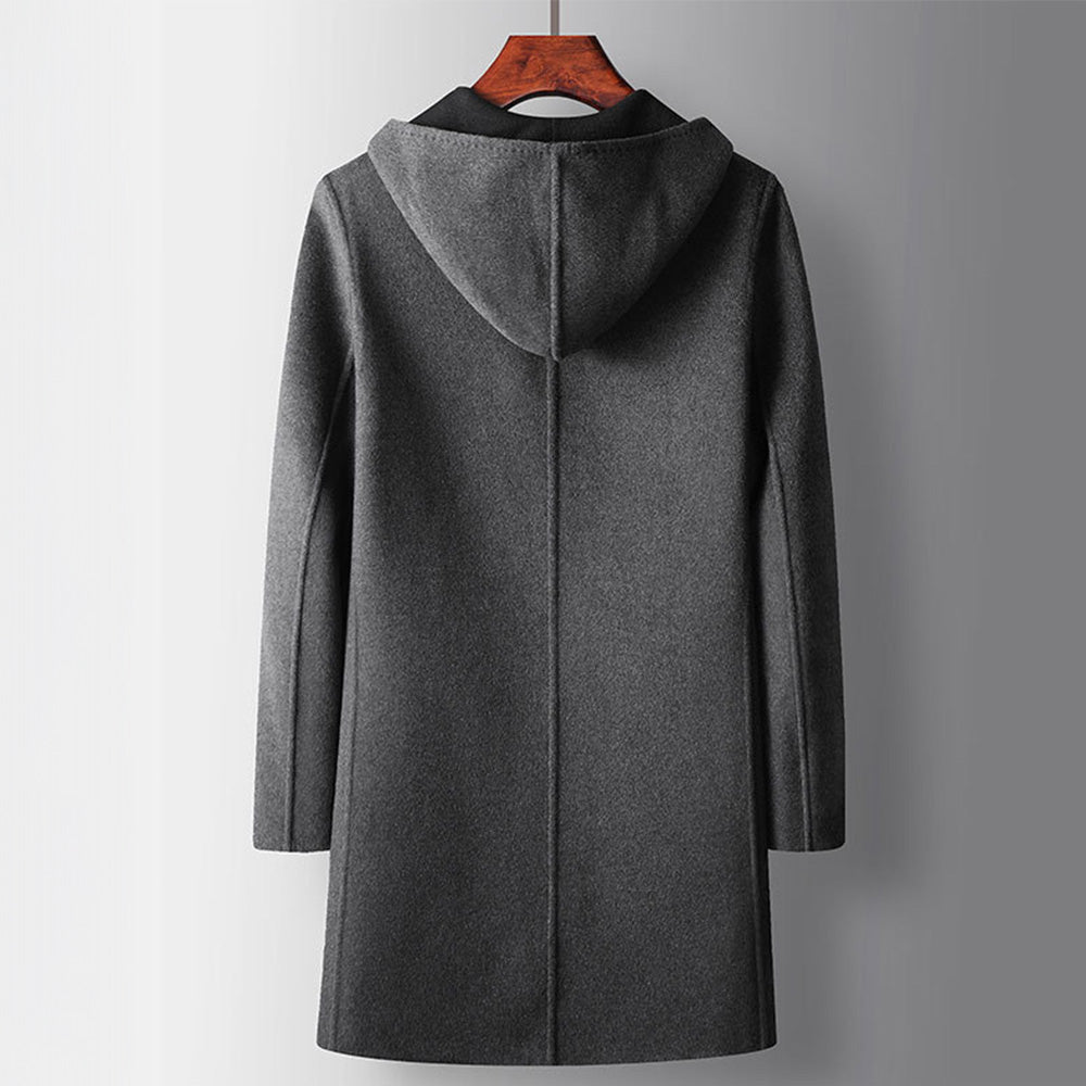 Manteau réversible en laine Maxwell