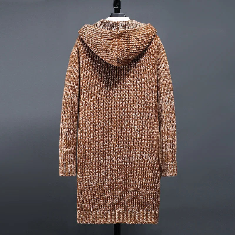 Manteau Tricot à Capuche Raventon