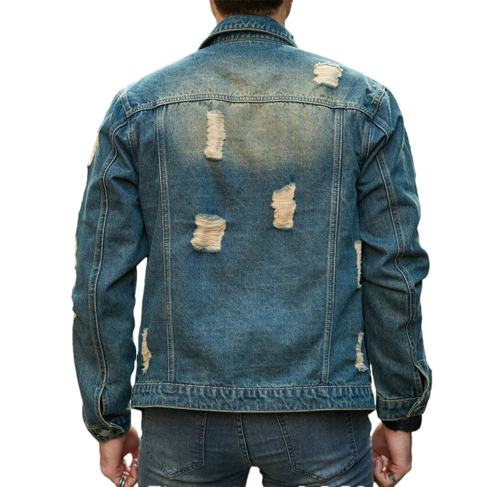 Veste en denim usé Ravencut