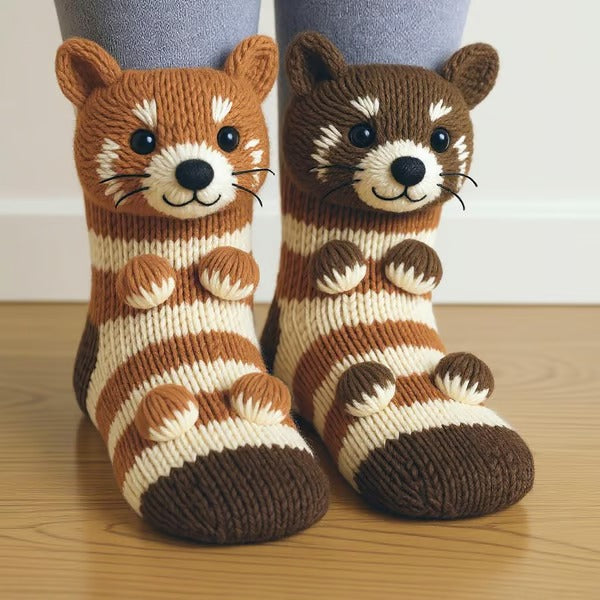Animaux – Chaussettes fantaisie douces