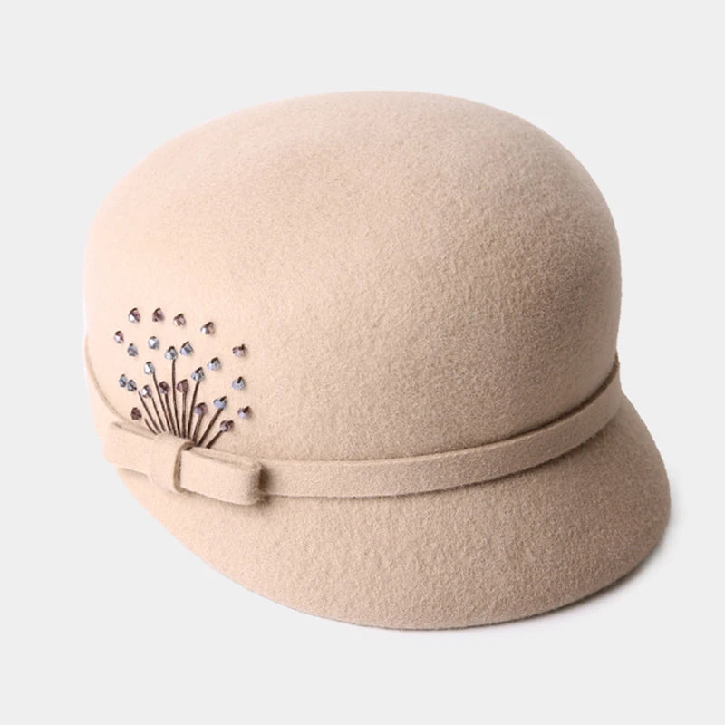 Béret Cloche en Laine Eleanor