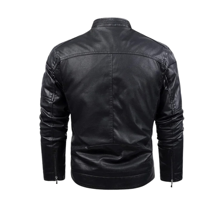 Armand – Veste cuir doublée rétro