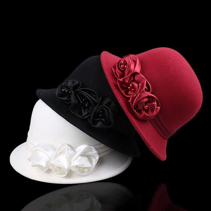 Cloche en Laine Evelyn Rose