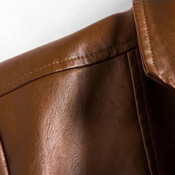 Blazer en Cuir Prestige Valentinoir