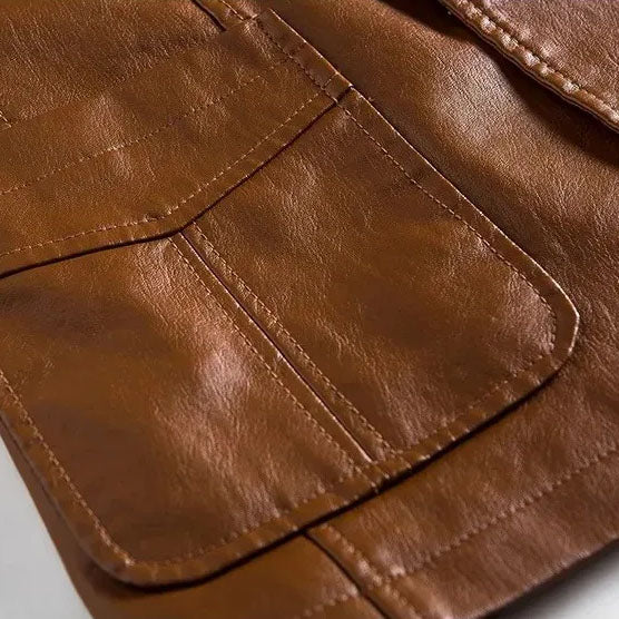 Blazer en Cuir Prestige Valentinoir