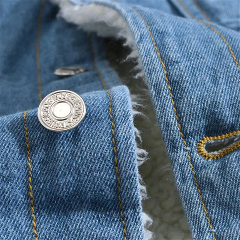 Veste en Denim Sherpa Ridgehaven