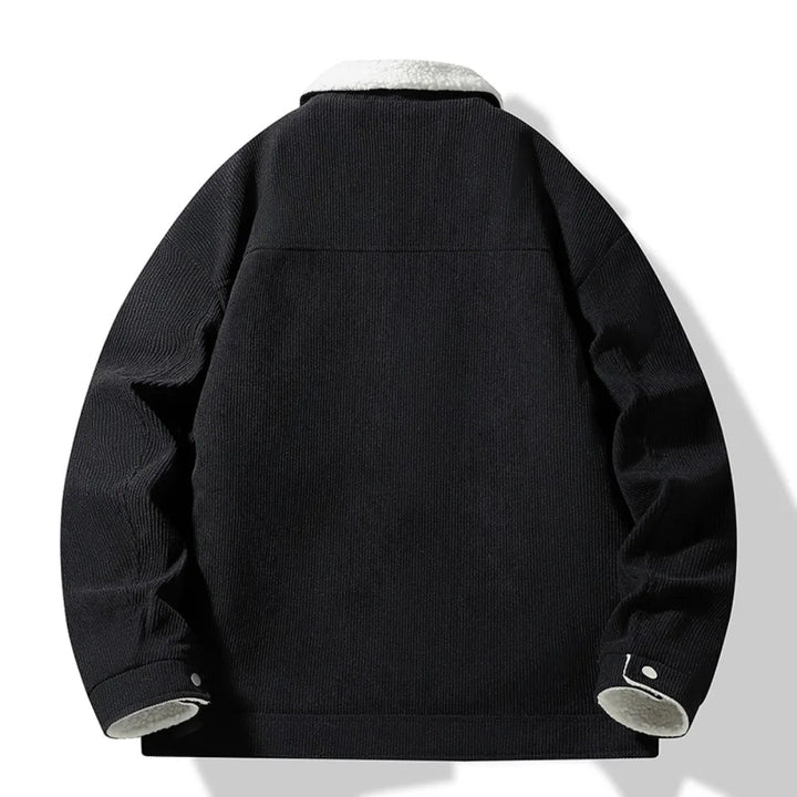 Veste en velours côtelé doublée en polaire Valente