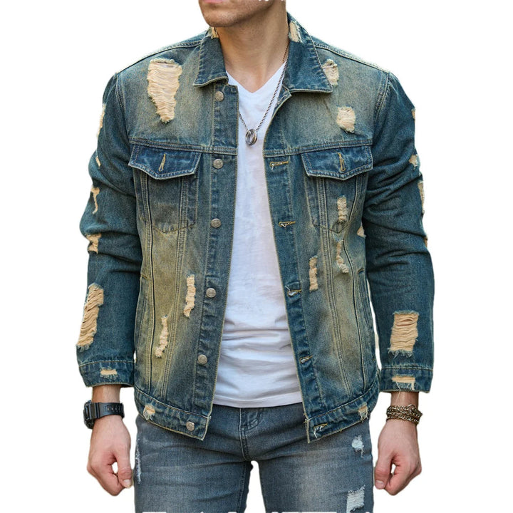 Veste en denim usé Ravencut