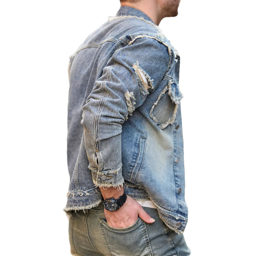 Veste en denim déchiré Vanguard