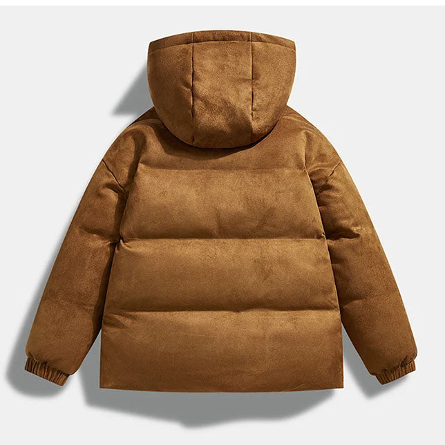 Manteau Puffer en Suède Brayden pour l’Hiver