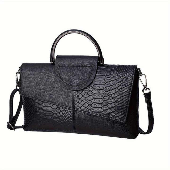 Cassandra - Sac à Main avec Motif Crocodile Opulent