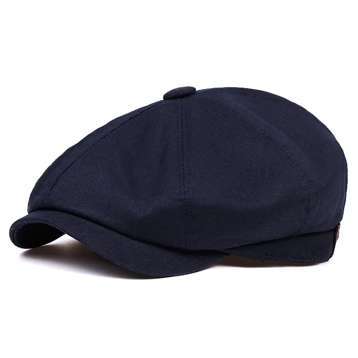 Adrien – Casquette newsboy en lin