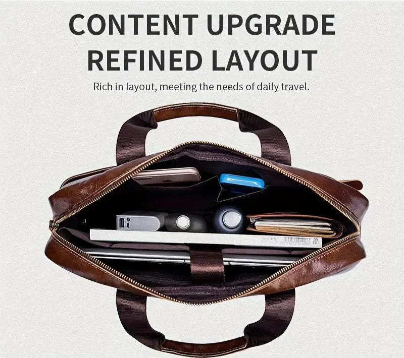 Tyler - Sacoche en cuir vintage à bandoulière